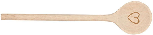 Goki houten pollepel hart, 20cm