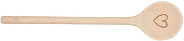 Goki houten pollepel hart, 20cm