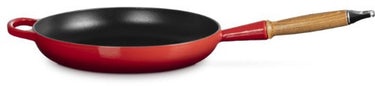 Le creuset koekenpan signature - kersenrood - ø 28 cm - geëmailleerde anti-aanbaklaag - geschikt voor alle warmtebronnen, inclusief inductie - vaatwasserbestendig - levenslange garantie