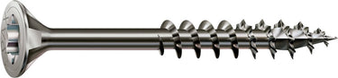 Spax roestvaststalen schroef, 4,5 x 60 mm, 180 stuks, deeldraad, verzonken kop, t-star plus t20, 4cut, roestvast staal a2 - 8000000276552