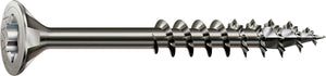 Spax roestvaststalen schroef, 4 x 50 mm, 180 stuks, deeldraad, verzonken kop, t-star plus t20, 4cut, roestvast staal a2 - 8000000276514