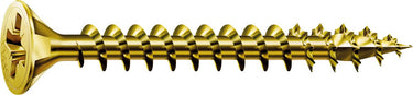 Spax universele schroef, 4 x 20 mm, 180 st, voldraad, verzonken kop, kruiskop z, 4cut, yellox - 8000000287633