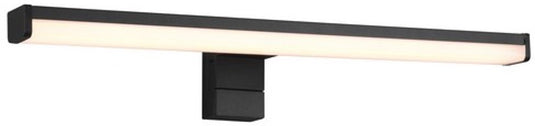 Trio lino - wandlamp - zwart mat - incl. 1x smd 7,4 w - wandmontage - badkamerverlichting