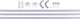 Differnz round douchestang universeel chroom