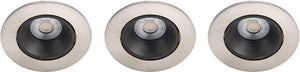 Philips led philips abrosa inbouwspot - 3-lichts - nikkel