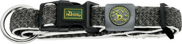 Hunter hondenhalsband hilo vario plus antraciet 40-60 cm