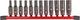 Milwaukee accessoires milwaukee shockwave™ krachtdoppenset 1 4 vierkant | lang | 12-delig - 4932480453
