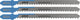 Wolfcraft - staal decoupeerzaagbladen tot 6mm - 3 stuks - hss decoupeerzaagblad met t-schacht - 8024000