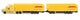 Siku 1806, freightliner dhl road train, trekker met oplegger en aanhanger, 1:87, metaal kunststof, geel, afneembare aanhanger