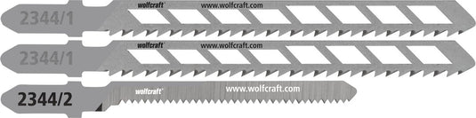 Wolfcraft - gipsplaat decoupeerzaagbladen - 3 delig - voor rechte en bochtensneden zagen in gipsplaten - 2344000