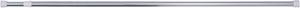 Differnz round douchestang 125x220cm chroom