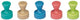Maul magneet kegel 10 stuks 1,5 kg kunststof neodymium ø 1.2 x 1.6 cm licht blauw bruin groen pink turquoise