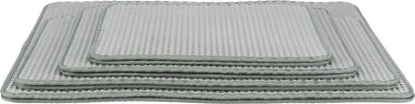Trixie opvangmat voor kattenbakken eva grijs 70x40 cm
