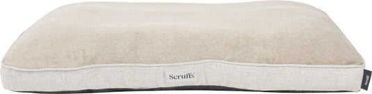 Scruffs harvard hondenkussen - orthopedisch matras - memory foam - pearl grey - l - 100 x 70 cm