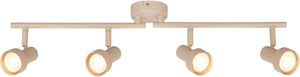 Briloner b.k.licht tapp - opbouwspot - plafondspot (plafondlamp) - 4x gu10 fitting - taupe beige - 60.5 cm