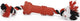 Beeztees sumo mini fit - hondenspeelgoed - rubber - red - 4,5x4,5x11 cm