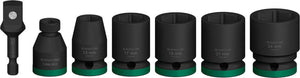 Bosch pro impact socket set met adapter 1 2 inch standaard 7-delig - 2608003032