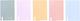 Ancor schrift emboss dry a5 ruit 5 mm 48 vel 90 grams krimp 5 stuks assorti - an-118865-c