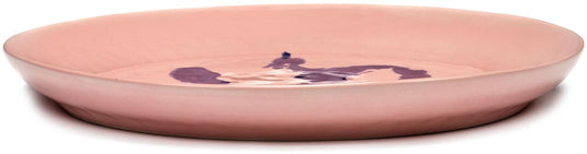 Serax - ottolenghi feast - serveerschaal s - roze blauw - 35 ø