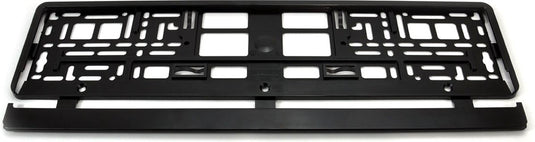 Merkloos sans marque kentekenplaat houder hard - zwart - voor plaatmaat: 520x110mm - enkel 1 stuk