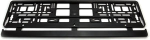 Merkloos sans marque kentekenplaat houder hard - zwart - voor plaatmaat: 520x110mm - enkel 1 stuk