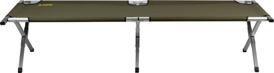 Abbey camp campingbed xl - luxe - zwart - 200 x 68 x 43 cm - aluminium