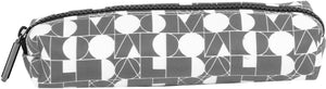 Ancor schooletui smooth leeg rechthoekig 1-vaks grijs - an-113280-a