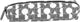 Ancor schooletui smooth leeg rechthoekig 1-vaks grijs - an-113280-a