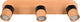 Trio aruni - spot - houtkleurig met zwart - excl. 3x gu10 4,5w