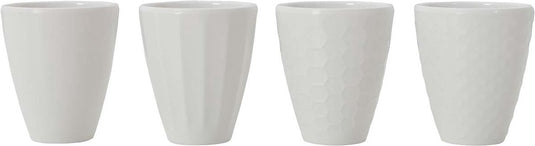 Gimex - royal line - eierdop hoog - ivory - 4 stuks
