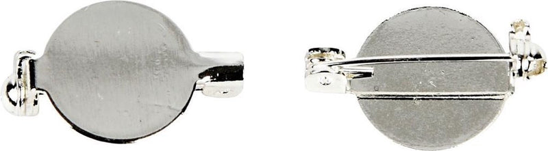 Chargez l'image dans la visionneuse de la galerie, Creativ company creotime broche speld 20 mm zilver 5 stuks
