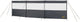 Abbey camp windscherm met raam - polyester - 5 meter - grijs