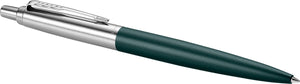Parker jotter xl balpen | greenwich matgroen met chromen trim | medium punt blauwe inkt | met geschenkdoos