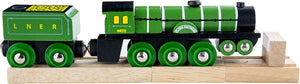 Bigjigs houten trein flying scotsmann