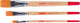 Talens art creation aquarelpenselen polyester plat, set van 3 penselen