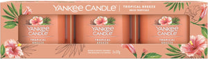 Yankee candle filled votive 3-pack - tropical breeze