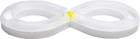 Beeztees kitten speelrail agty - kattenspeelgoed - plastic - wit - 50x24x5,5