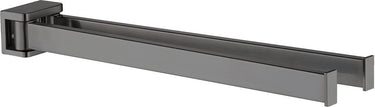Plieger altea handdoekhouder – 2-arm – 36 cm breed – geborsteld gunmetal