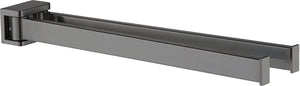 Plieger altea handdoekhouder – 2-arm – 36 cm breed – geborsteld gunmetal