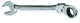 Bahco ringsteeksleutel met ratel 41rm flex kop 19mm - 41rm-19