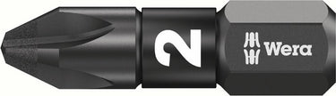 Wera 855 1 impaktor dc pozidriv bit pz2 x 25mm ve=10 - 05057621001