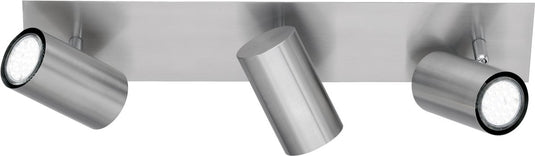 Trio marley - spot - nikkel mat - excl. 3x gu10 3w
