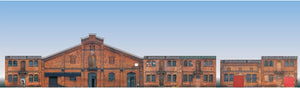 Auhagen 42506 h0 reliëfset met 6 industriële gevels