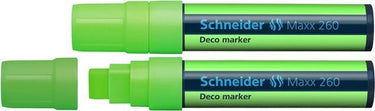 Schneider schrijfwaren schneider krijtmarker - maxx 260 - fluorgroen - 2 stuks - krijtstift - s-126011-2