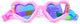 Bling2o zwembril kinderen - plush crush - duikbril - anti-fog - uv-protect - roze