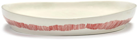 Serax - ottolenghi feast - serveerkom m - wit rood - 36 ø