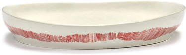 Serax - ottolenghi feast - serveerkom m - wit rood - 36 ø