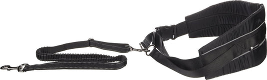 Flamingo canicross - hondentuig - one size - zwart;wit