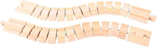 Bigjigs houten rails - flexibel, 2st.