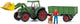 Schleich farm world tractor met aanhanger 42608